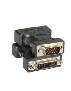 Nilox CR012033110 adattatore per inversione del genere dei cavi VGA DVI Nero