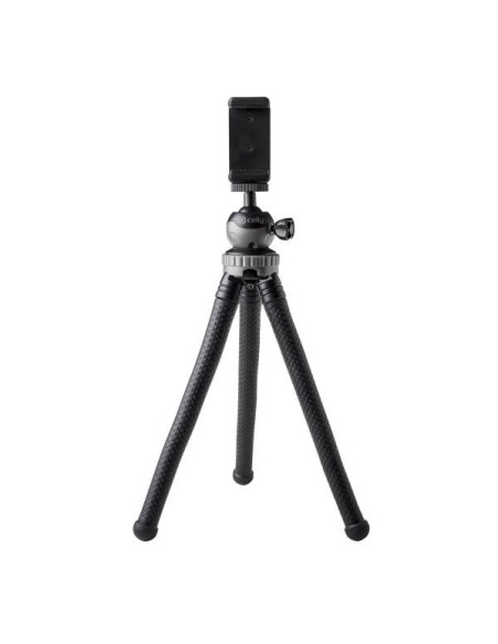 Celly Click Flextri treppiede Smartphone fotocamera di azione 3 gamba gambe Nero