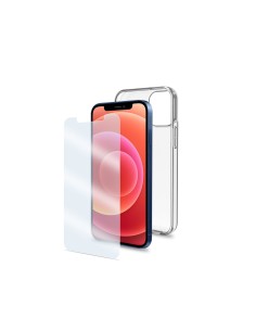 Celly COVGLASSAB1003 custodia per cellulare 13,7 cm (5.4") Cover Trasparente