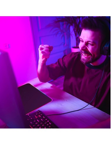 Celly CyberPad Tappetino per mouse per gioco da computer Nero