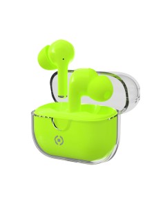 Celly CLEAR Cuffie True Wireless Stereo (TWS) In-ear Musica e Chiamate USB tipo-C Bluetooth Verde