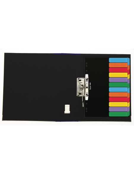 Rexel D26612 intercalare Cartella a soffietto espandibile Nero, Multicolore