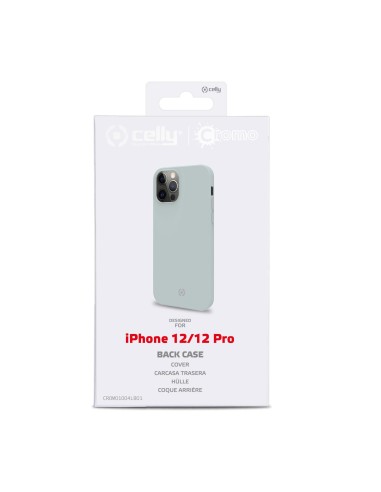 Celly Cromo custodia per cellulare 15,5 cm (6.1") Cover Blu