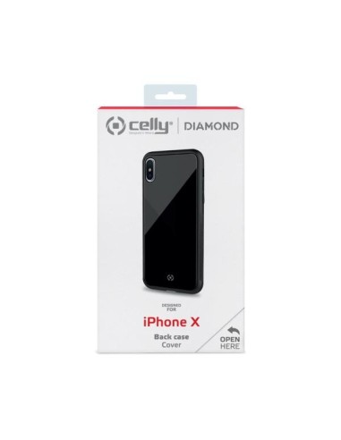 Celly Diamond custodia per cellulare 14,7 cm (5.8") Cover Nero