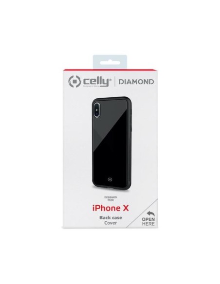 Celly Diamond custodia per cellulare 14,7 cm (5.8") Cover Nero Celly Diamond custodia per cellulare 14,7 cm (5.8") Cover Nero