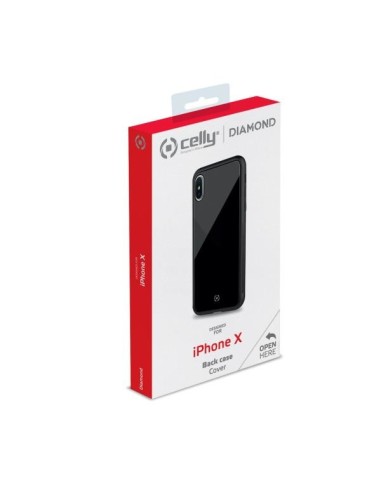 Celly Diamond custodia per cellulare 14,7 cm (5.8") Cover Nero