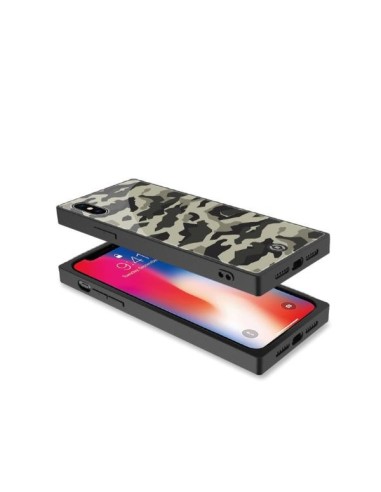 Celly DIAMOND SQUARE CAMO IPXS X BK custodia per cellulare 14,7 cm (5.8") Cover Nero, Mimetico