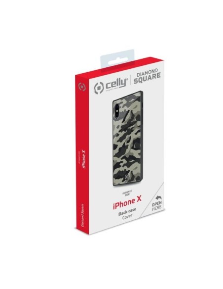 Celly DIAMOND SQUARE CAMO IPXS X BK custodia per cellulare 14,7 cm (5.8") Cover Nero, Mimetico Celly DIAMOND SQUARE CAMO IPXS X BK custodia per cellulare 14,7 cm (5.8") Cover Nero, Mimetico