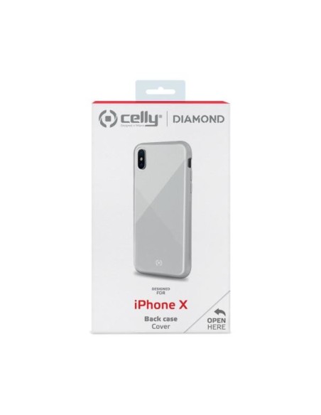 Celly Diamond custodia per cellulare 14,7 cm (5.8") Cover Bianco Celly Diamond custodia per cellulare 14,7 cm (5.8") Cover Bianco