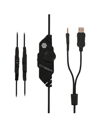 Celly CyberBeat Auricolare Cablato A Padiglione Gaming USB tipo A Nero, Rosso