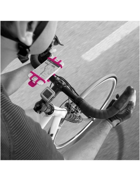 Celly Easy Bike Supporto passivo Telefono cellulare smartphone Rosa