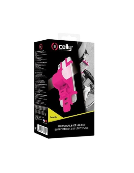 Celly Easy Bike Supporto passivo Telefono cellulare smartphone Rosa