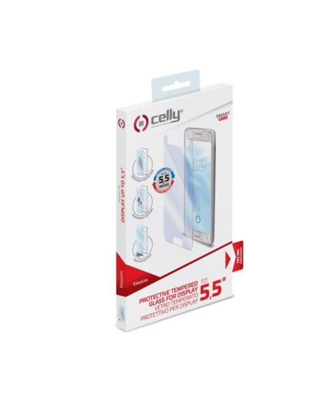 Celly EASYUNI55 protezione per lo schermo e il retro dei telefoni cellulari Pellicola proteggischermo trasparente Universale 1