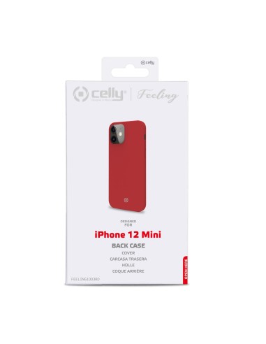 Celly Feeling custodia per cellulare 13,7 cm (5.4") Cover Rosso