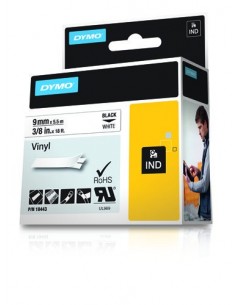 Dymo NASTR0 DA 9MMX5.5M VINILE N B D1 RHINOPRO 18443 0071701184436 MATERIALE DI CONSUMO 2