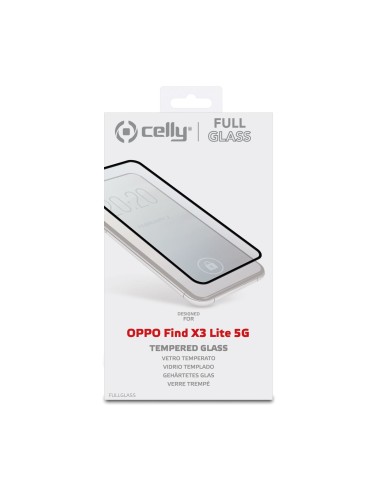 Celly FULL GLASS Oppo Find X3 Lite 5G Pellicola proteggischermo trasparente 1 pz