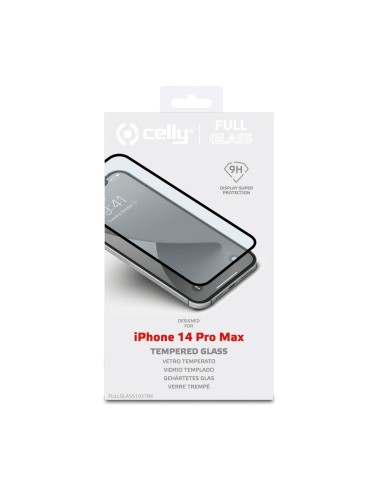 Celly FULLGLASS1027BK protezione per lo schermo e il retro dei telefoni cellulari Pellicola proteggischermo trasparente Apple 1