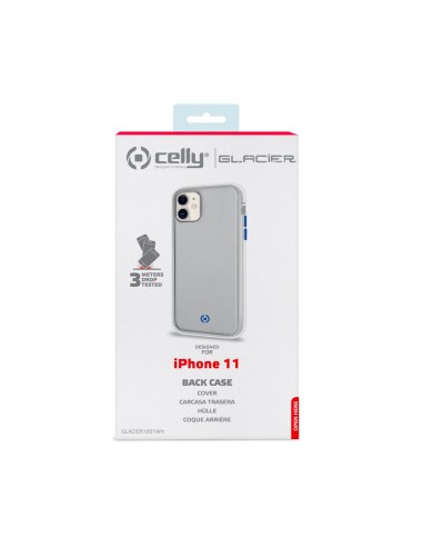 Celly GLACIER custodia per cellulare 15,5 cm (6.1") Cover Trasparente