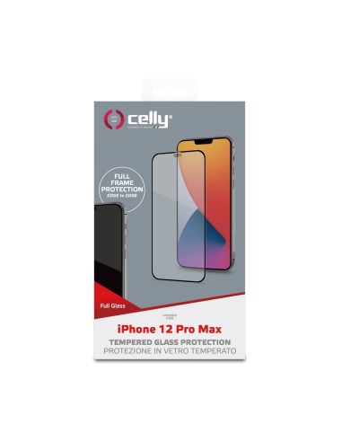 Celly FULLGLASS1005BK protezione per lo schermo e il retro dei telefoni cellulari Pellicola proteggischermo trasparente Apple 1