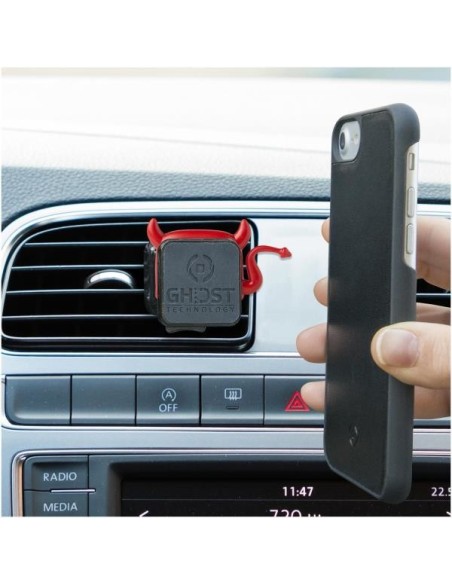 Celly Ghost Plus Devil Supporto passivo Lettore MP3, Telefono cellulare smartphone, Navigatore Nero