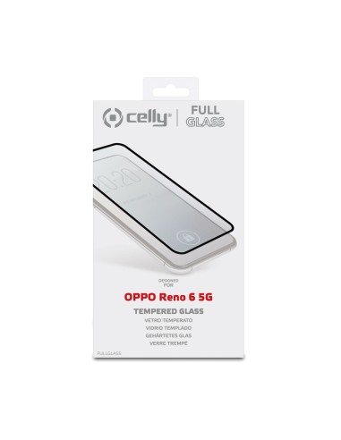 Celly FULL GLASS Oppo Reno 6 5G Pellicola proteggischermo trasparente 1 pz