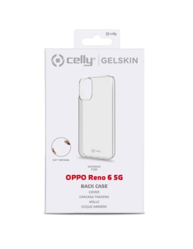 Celly GELSKIN custodia per cellulare 16,3 cm (6.43") Cover Trasparente