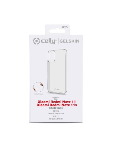 Celly GELSKIN custodia per cellulare 16,3 cm (6.43") Custodia sottile Trasparente