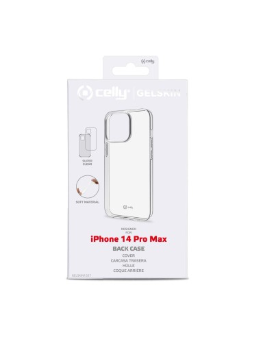 Celly Gelskin custodia per cellulare 17 cm (6.7") Cover Trasparente