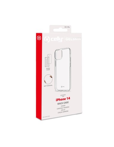 Celly Gelskin custodia per cellulare 15,5 cm (6.1") Cover Trasparente