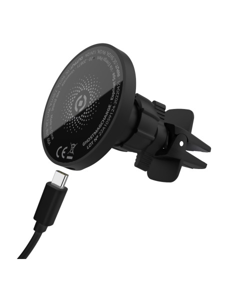 Celly GHOSTMAGCHARGE supporto per personal communication Supporto attivo Telefono cellulare smartphone Nero