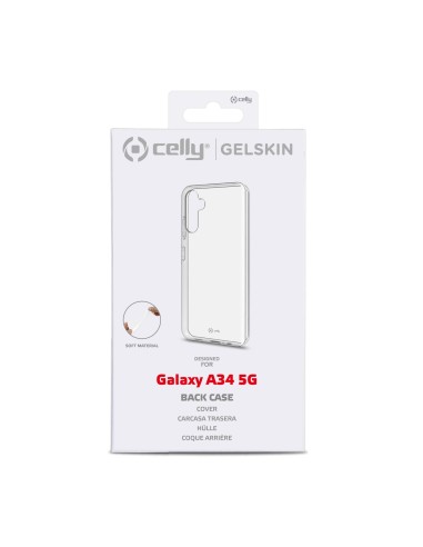 Celly GELSKIN custodia per cellulare 16,8 cm (6.6") Cover Trasparente