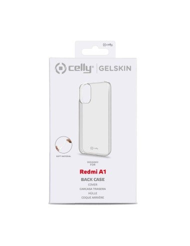 Celly GELSKIN custodia per cellulare 16,6 cm (6.52") Cover Trasparente