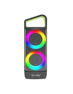 Celly GROOVERGBBK altoparlante portatile e per feste Nero 10 W 2