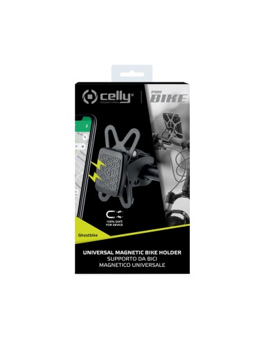 Celly GhostBike Supporto passivo Lettore MP3, Telefono cellulare smartphone Nero