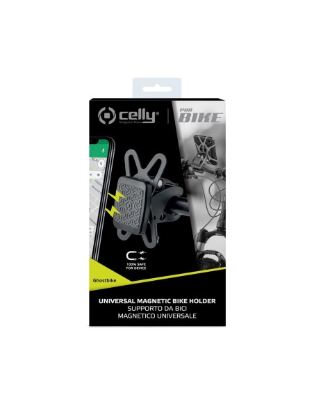 Celly GhostBike Supporto passivo Lettore MP3, Telefono cellulare smartphone Nero