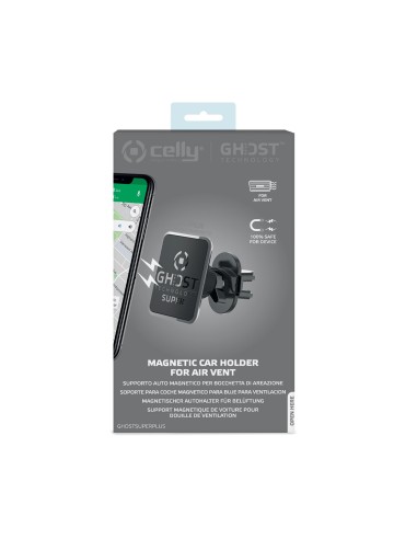 Celly Ghost Super Plus Supporto passivo Telefono cellulare smartphone Nero