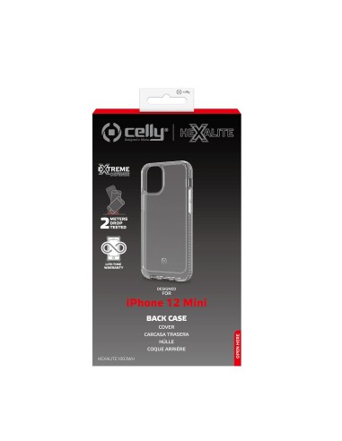 Celly HEXALITE1003WH custodia per cellulare 13,7 cm (5.4") Cover Trasparente