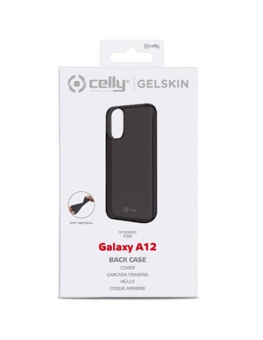Celly GELSKIN945BK custodia per cellulare 16,5 cm (6.5") Cover Nero, Trasparente
