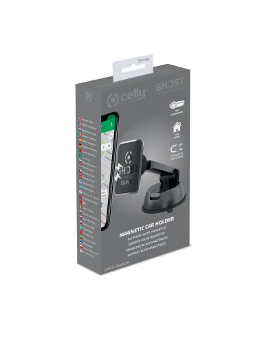Celly GHOSTSUPERDASH supporto per personal communication Supporto passivo Telefono cellulare smartphone Nero