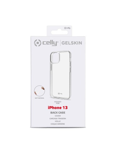 Celly GELSKIN Apple iPhone 13 custodia per cellulare 15,5 cm (6.1") Cover Trasparente