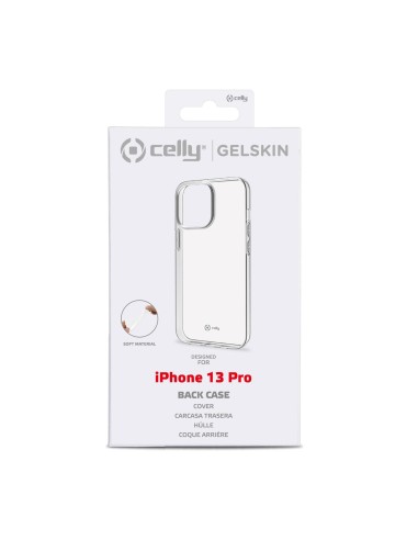 Celly GELSKIN Apple iPhone 13 Pro custodia per cellulare 15,5 cm (6.1") Cover Trasparente