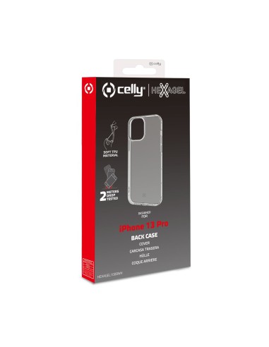 Celly HEXAGEL iPhone 13 Pro custodia per cellulare 15,5 cm (6.1") Cover Trasparente