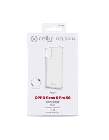 Celly GELSKIN980 custodia per cellulare 16,6 cm (6.55") Cover Trasparente