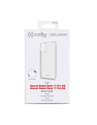 Celly Gelskin custodia per cellulare 16,9 cm (6.67") Cover Trasparente