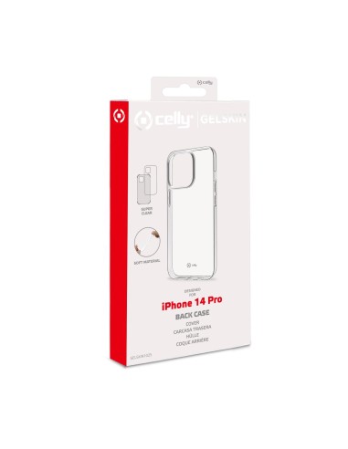 Celly Gelskin custodia per cellulare 15,5 cm (6.1") Cover Trasparente