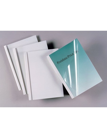 GBC Copertine per rilegatura termica Standard 6 mm bianche (100)