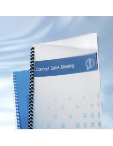 GBC Copertine rilegatura PolyClearView 300 mic A4 ghiaccio (100)