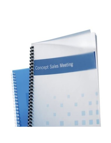 GBC Copertine rilegatura PolyClearView 300 mic A4 ghiaccio (100)