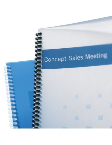 GBC Copertine rilegatura PolyClearView 300 mic A4 ghiaccio (100)