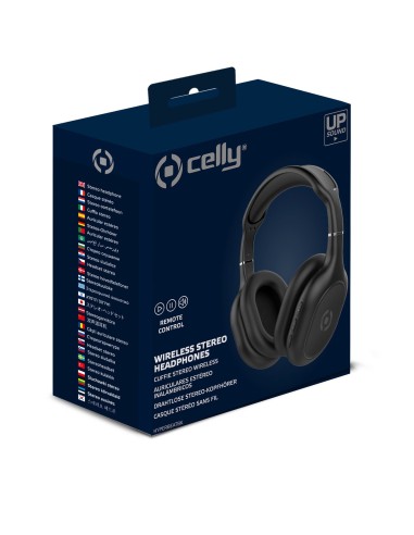 Celly HyperBeat Auricolare Con cavo e senza cavo A Padiglione Musica e Chiamate USB tipo-C Bluetooth Nero